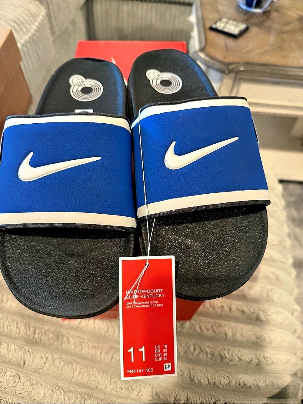 Nike Offcourt Slide Kentucky Blue & Black US 11